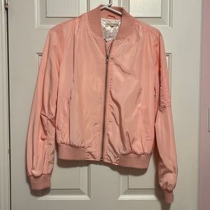 Pink Bomber Jacket